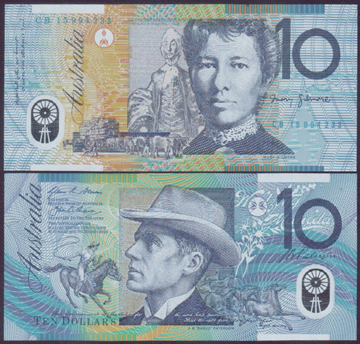 2015 Australia $10 Stevens/Fraser (Unc) L000245